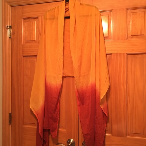 No brand Accessories - Ombré Gold and Rust Scarf